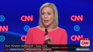 Dem debates: Gillibrand "I'm going to Clorox the oval office