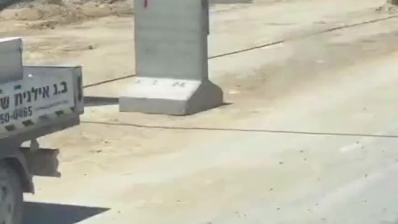 The new Pier on the Gaza Sea shore