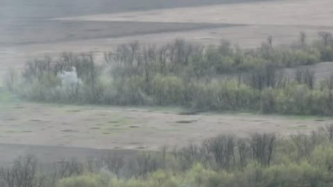 Shelling Russians in the Treeline