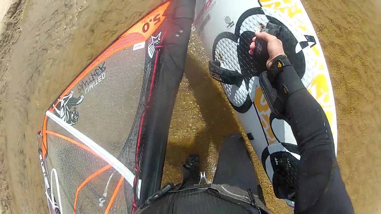 Mark Clark Portrush Windsurfing and walking around Downhill with Dad 2015.