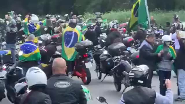 Motorcycle for president of Brazil, Jair Messias Bolsonaro (15/04/22) 🇧🇷👍🏼