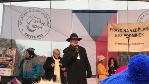 Mgr. Jiří Kobza z hnutí SPD na Festivalu odvahy a svobody 28.11.2021