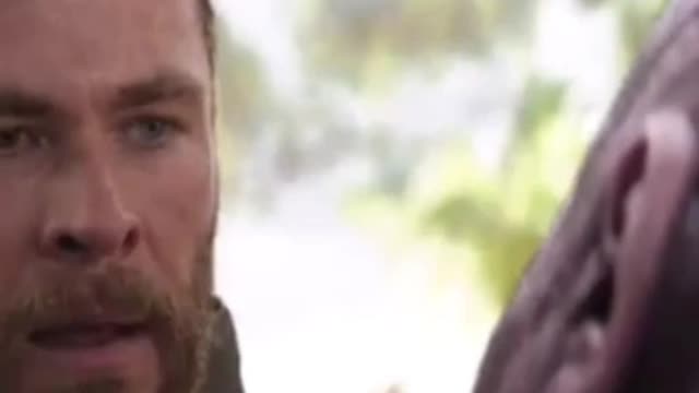 Thor vs Thanos fight scene in hindi Avengers endgame movie scene #shorts #thor #marvel #spiderman