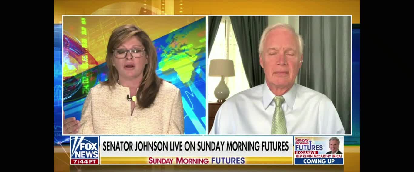 Senator Ron Johnson Exposing China’s Biological Warfare with Maria Bartiromo.