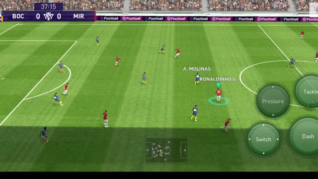 First time playing pes 2021 mobile