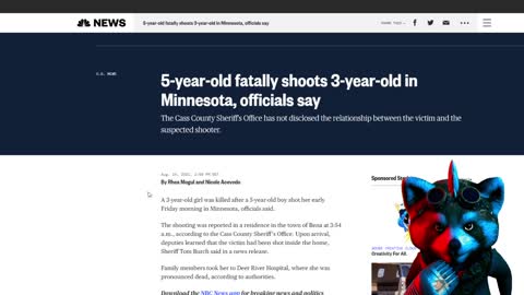 5-year-old fatally shoots 3-year-old in Minnesota, officials say