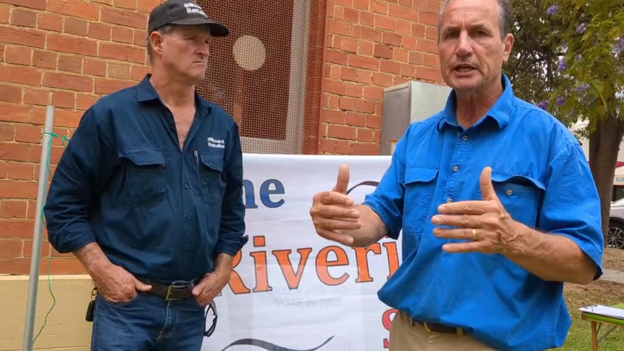 Wade interviewing David Landini from The Riverina State - Deniliquin 21/11/2023