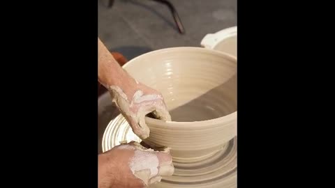 Clay pottery step by step