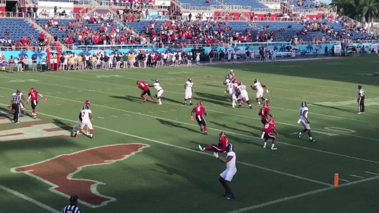 Boca Raton Stadium Football Coverage of Georgia Southern late game attempt to score