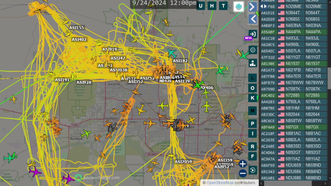 MORMONS from UTAH, CONTINUE to TRASH ARIZONA AIRSPACE - Sep 24 2024 -