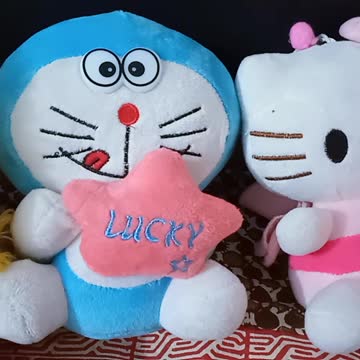 Not only Doraemon but Kitty also dating silently