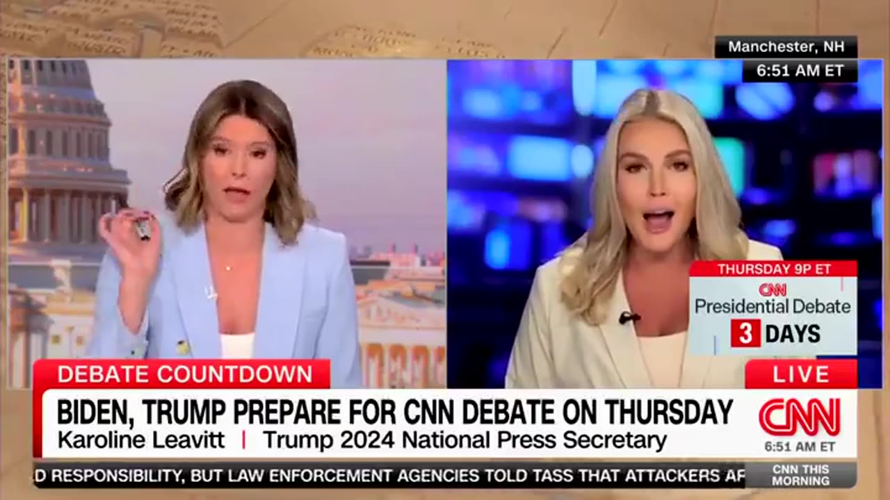 CNN cut away from Trump’s press secretary once she brought up Jake Tapper’s history of Trump hatred