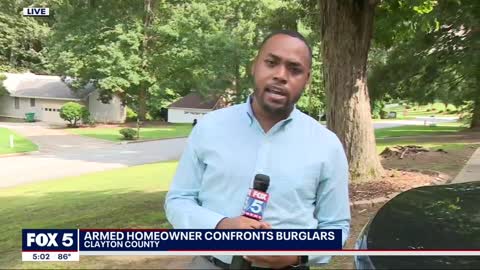 ARMED BURGLARS PICK THE WRONG HOUSE