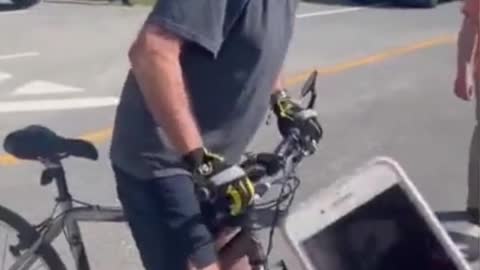Joe Biden COLLAPSES and Falls OFF His Bike In Front of Supporters