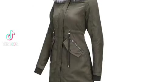 ST VESTI Brave the cold in style with the Amy Trench Coat with Fur!
