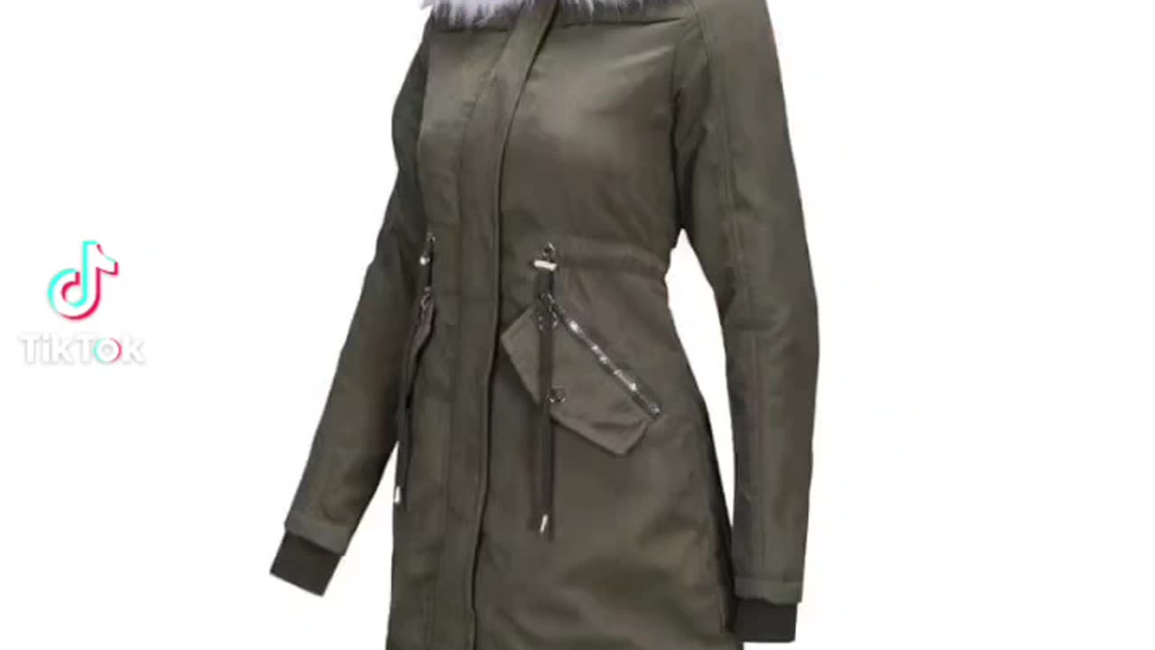 ST VESTI Brave the cold in style with the Amy Trench Coat with Fur!