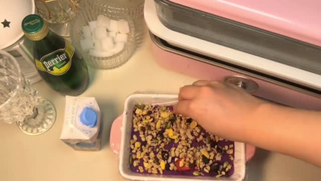Purple Potato Yogurt Frozen