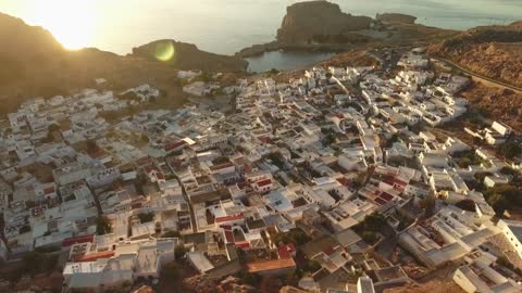 Houses across the coast