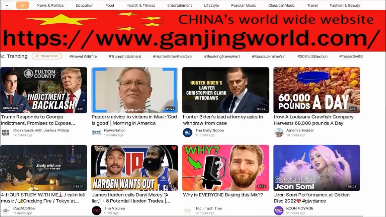 CHINA's world wide website