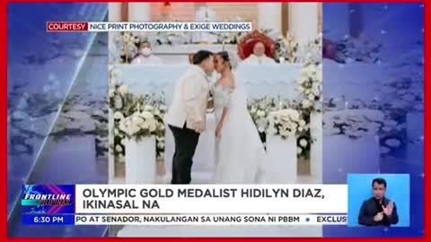 Olympic gold medalistHidilyn Diaz, ikinasal na