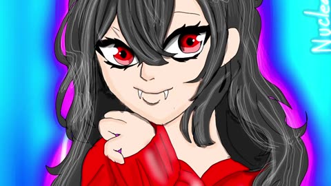 Oc speedpaint nuclear the vampire gods new sweater