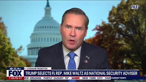 MIKE WALTZ AS NATIONAL SECURITY ADVISOR