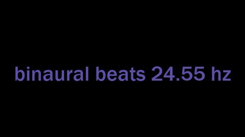 binaural beats 24.55 hz