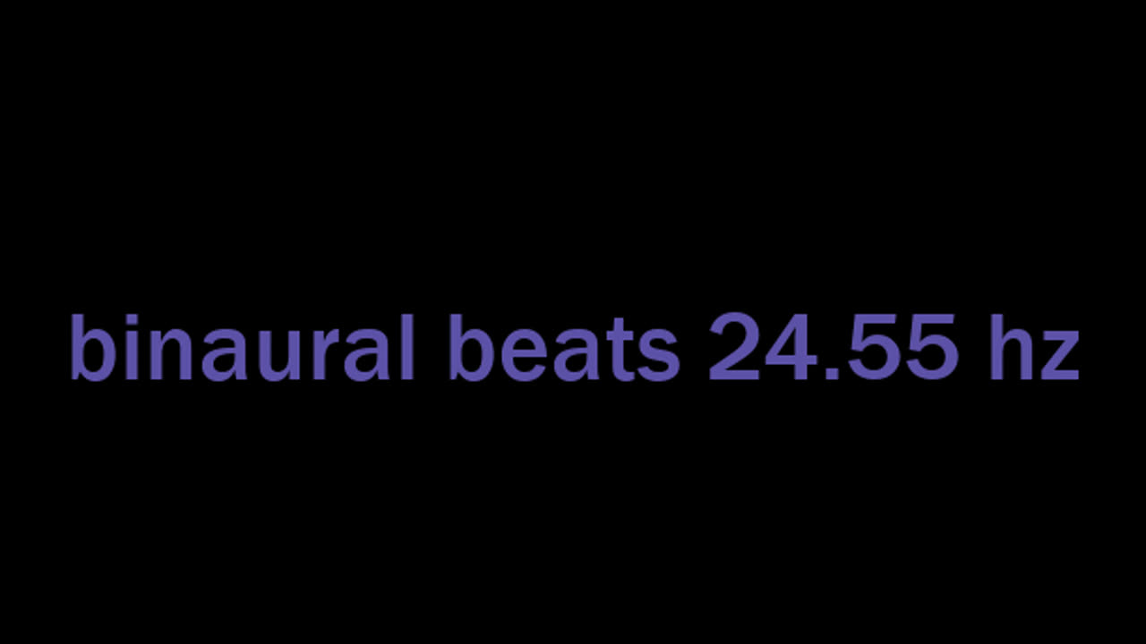 binaural beats 24.55 hz