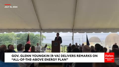 Virginia Governor Glenn Youngkin Delivers Remarks On His 'All-Of-The-Above Energy Plan'