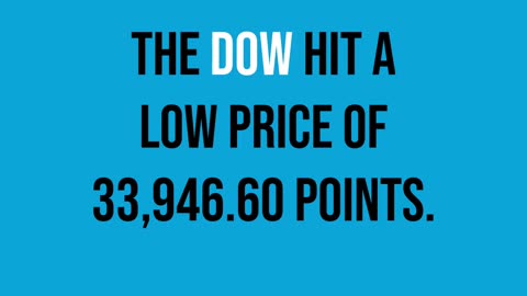 DJIA Expected Price Range for November 6, 2023
