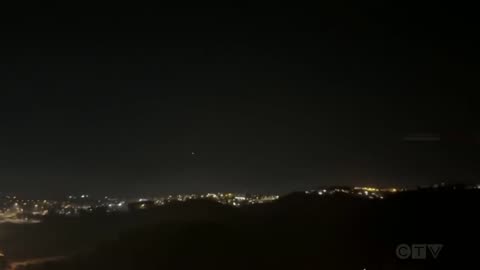 View of drones being intercepted over Jerusalem | Drone attack in Israel