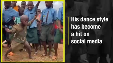 African kid dancing