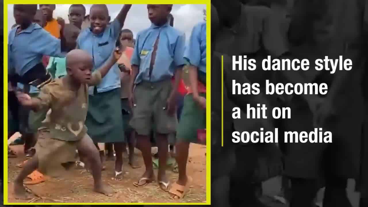 African kid dancing