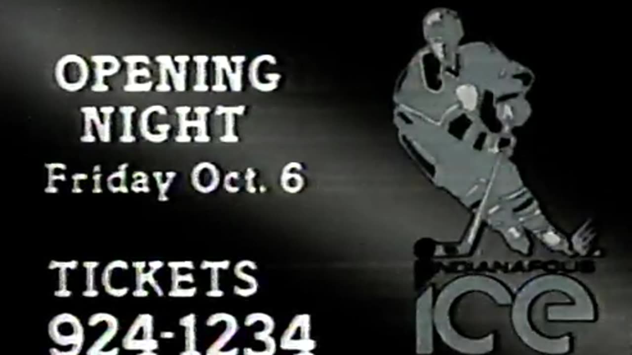 October 6, 1989 - Indianapolis Ice Open Hockey Season