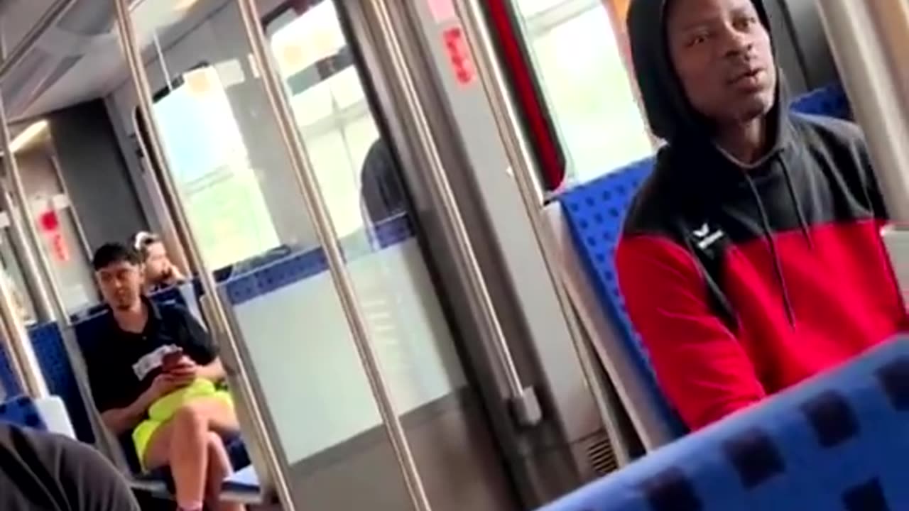 Third World immigrant behaving like a Third World immigrant in Germany.