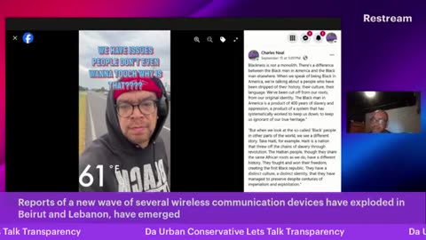 Da Urban Conservative Lets Talk Transparency