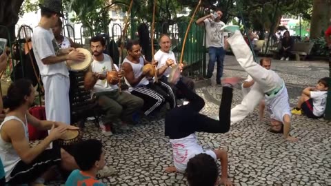 Capoeira street dance in Brazil 🇧🇷