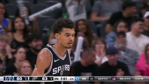 NBA - 36 FOR WEMBY! He's 4 PTS away from his career high 👀