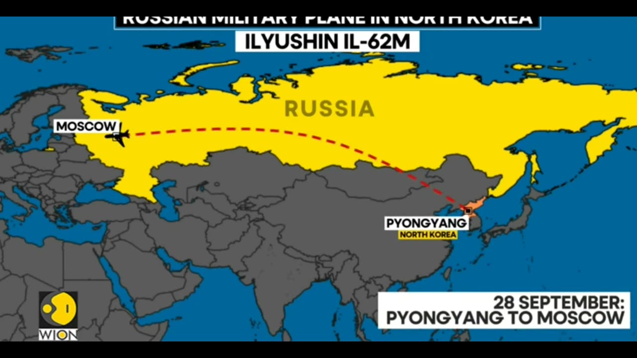 Mystery Russian plane, IL-62M, in Pyongyang stokes concerns of arms deals