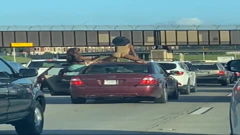 Is twerking on top of a car the norm now?