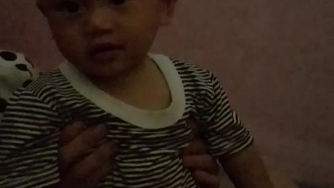 when your baby loves to practice dancing