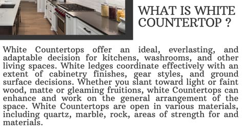 SHOP NOW WHITE COUNTERTOP FOR MODERNIZATION KITCHEN