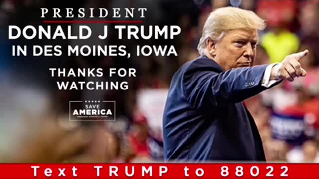 ［和訳］アイオワ州デモイン ドナルド・J・トランプ大統領 🇺🇸2021.10.9