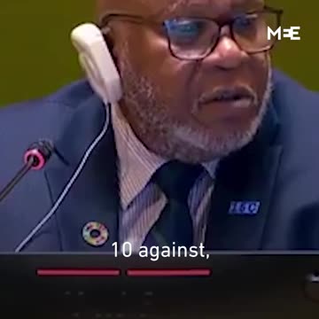 The UN General Assembly (UNGA) passed a resolution demanding an immediate humanitarian ceasefire