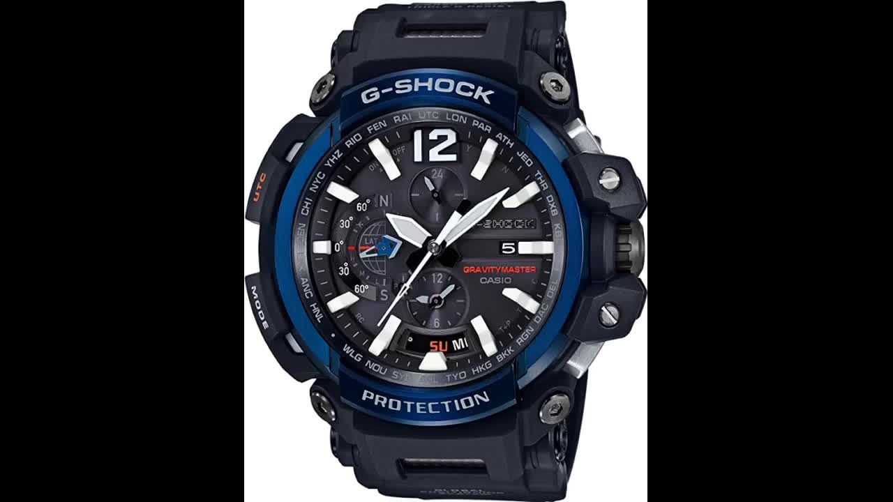 Review: G-Shock"GRAVITYMASTER Bluetooth Equipped GPS Hybrid Solar Radio Tough MVT." GPW-2000-1A...
