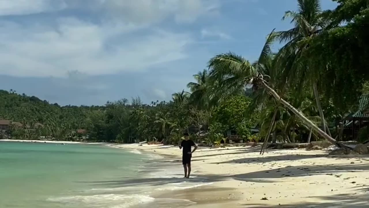 "Sun, sand, and a drink in my hand."