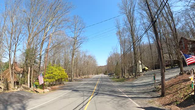 Driving Around Thru 04-24-2022 HideOut Hide Out Lake Ariel PA Pennsylvania 4K Front (4)