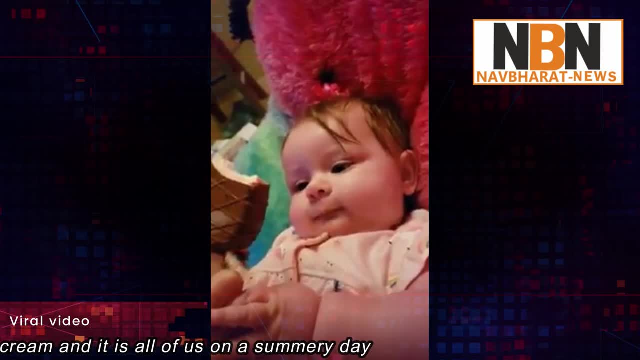 Viral Video: This baby drooling over ice cream is all of us during summer months