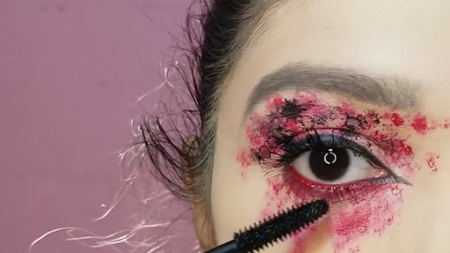 Last Minute Halloween Eye Look QUICK+EASY