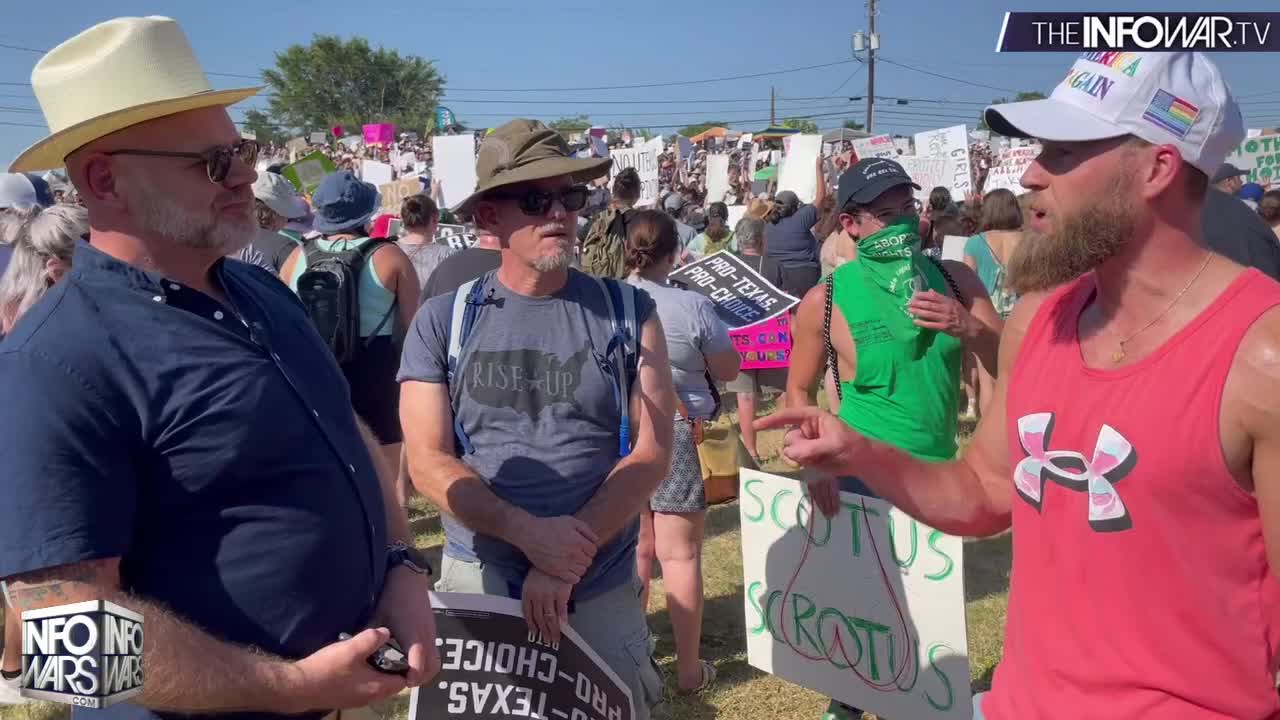 Reporter Assaulted By Psycho Liberals At Abortion Celebration In Public Texas Park